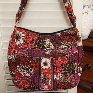Vera Bradley Carryall Crossbody in Rosewood